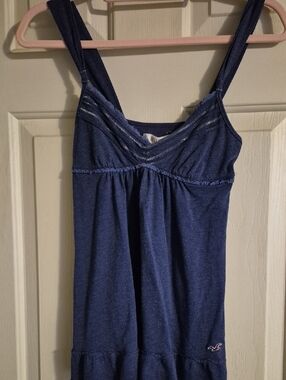 Hollister Navy Blue Tank Top
